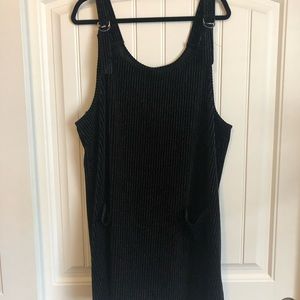 ModCloth Gold Threaded Jumper Dress